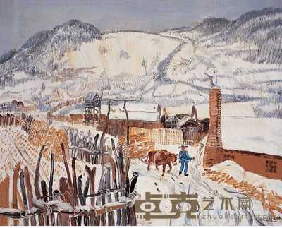赵开坤 冬雪 65×80cm